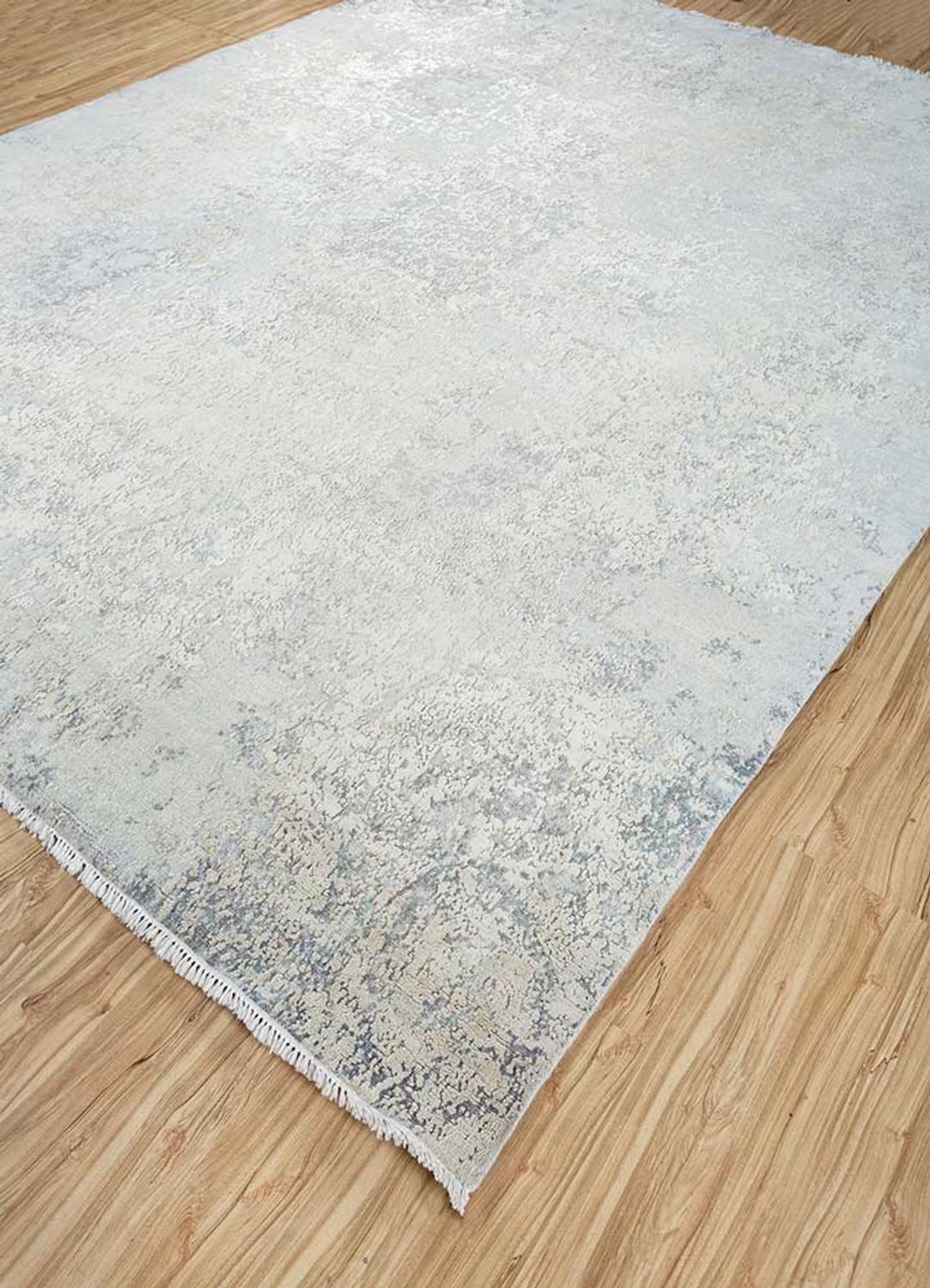 Wool Rug - 298 x 235 cm - silver