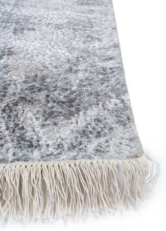 Designer Rug - 300 x 240 cm - silver