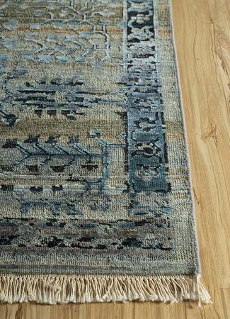 Wool Rug - 420 x 300 cm - blue