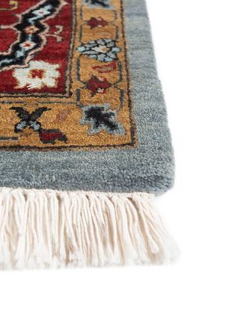 Wool Rug - 300 x 240 cm - blue