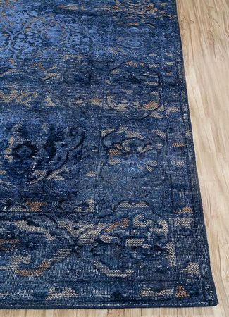 Wool Rug - 240 x 170 cm - blue
