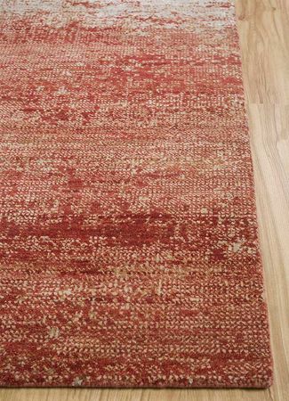 Wool Rug - 90 x 60 cm - orange