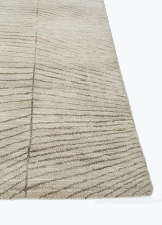 Wool Rug - 240 x 150 cm - silver