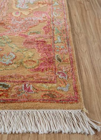 Designer Rug - 300 x 240 cm - gold