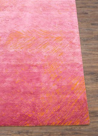 Designer Rug - 300 x 240 cm - orange