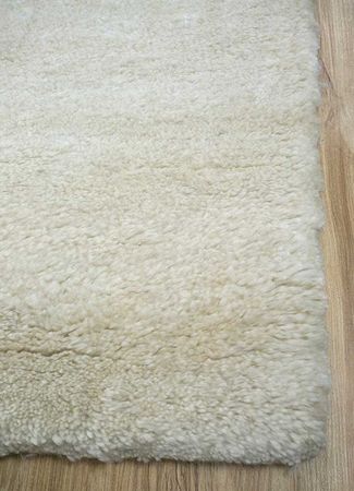 Wool Rug - 300 x 240 cm - cream