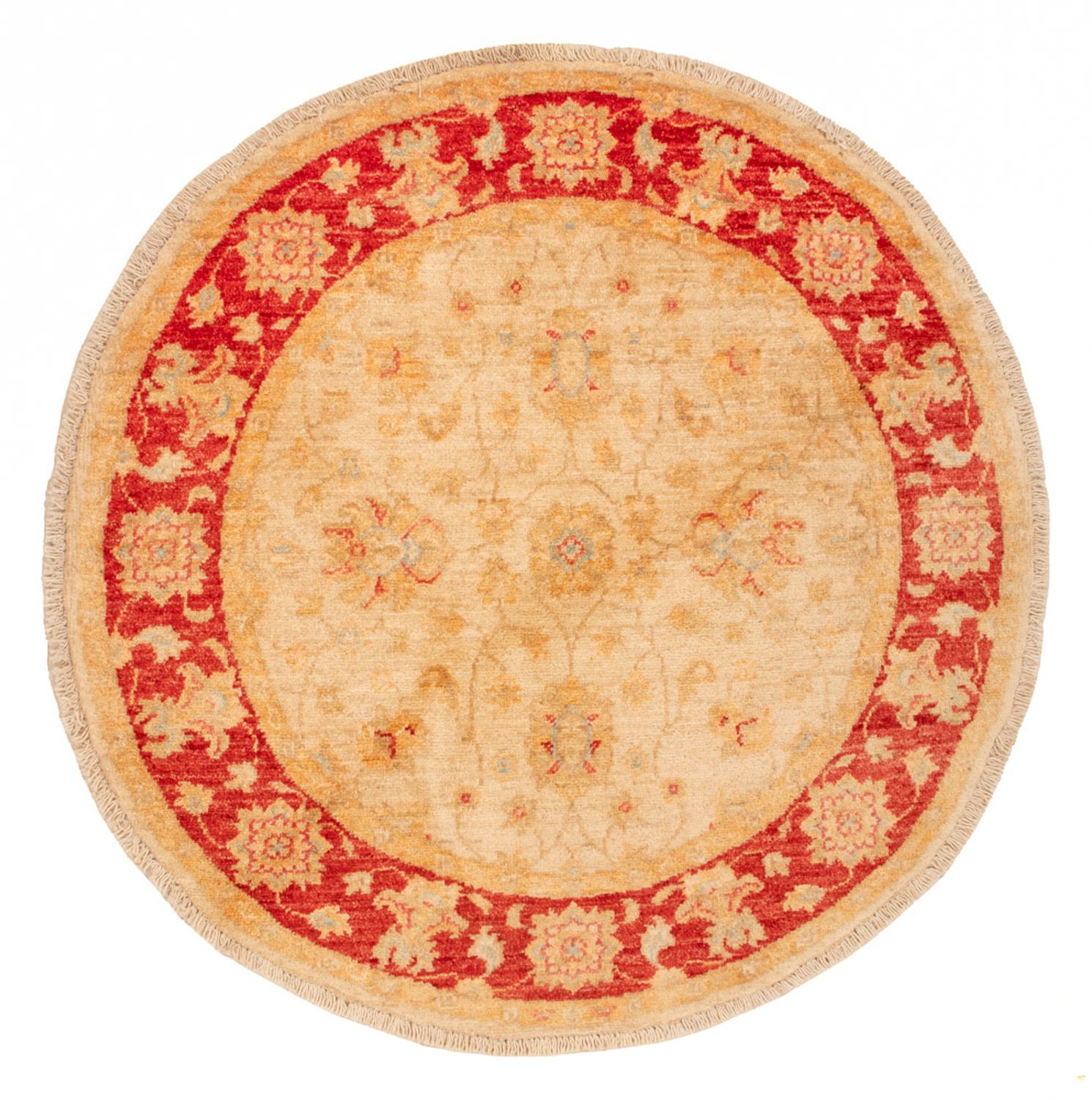 Ziegler Rug round  - 100 x 99 cm - beige