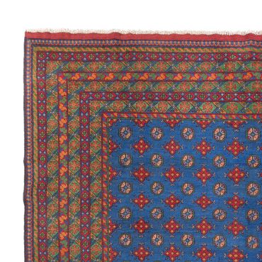 Afghan Rug - Filpa - 392 x 300 cm - blue
