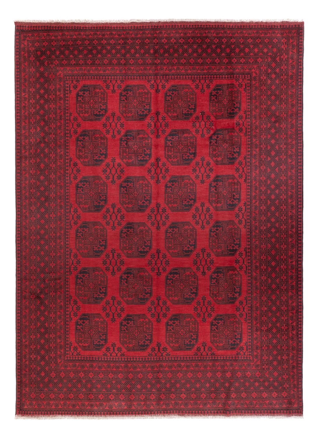 Afghan Rug - Filpa - 346 x 246 cm - red