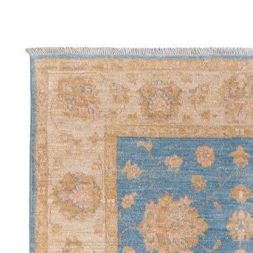 Runner Ziegler Rug - 394 x 124 cm - blue