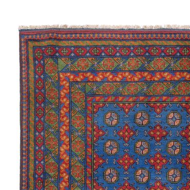 Afghan Rug - Filpa - 296 x 203 cm - blue