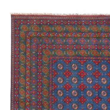 Afghan Rug - Filpa - 355 x 252 cm - blue