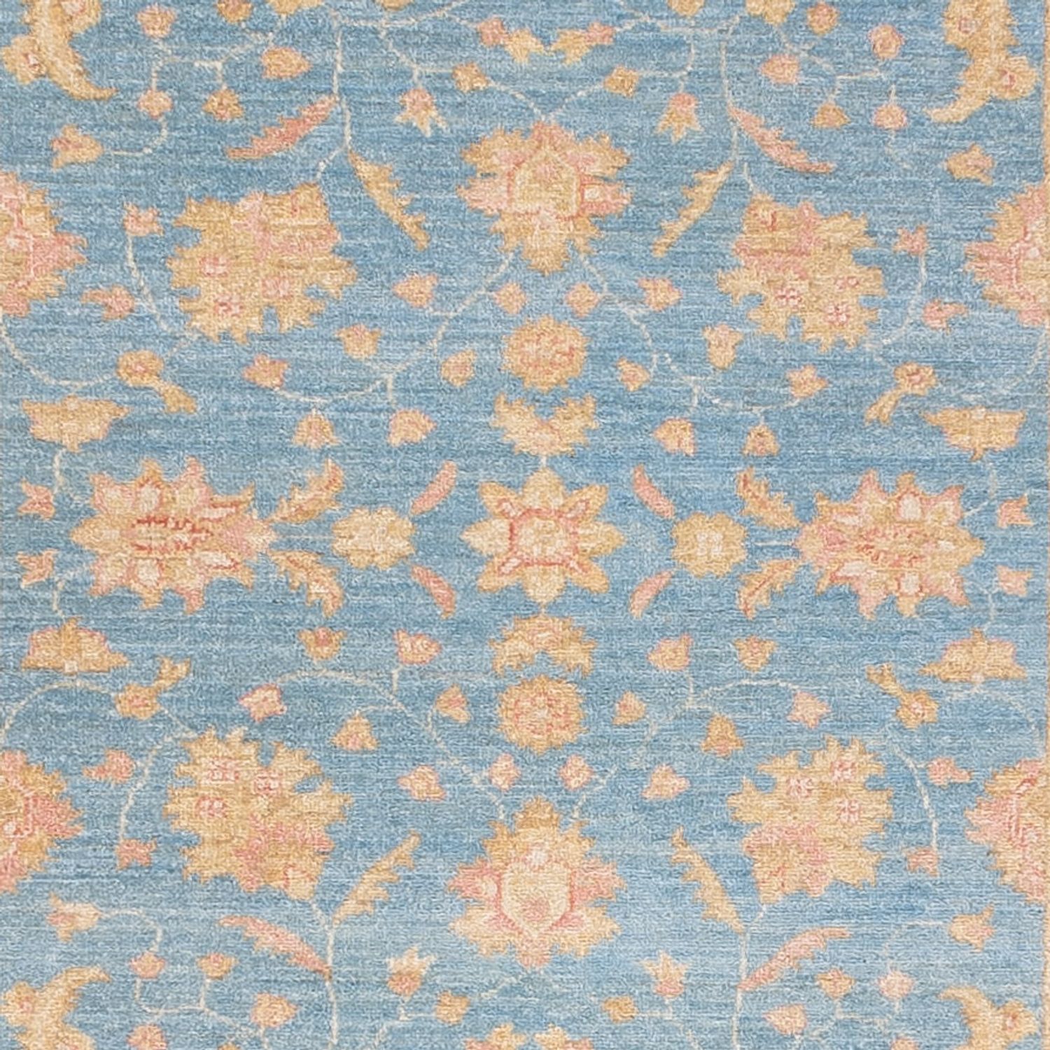 Runner Ziegler Rug - 332 x 119 cm - light blue