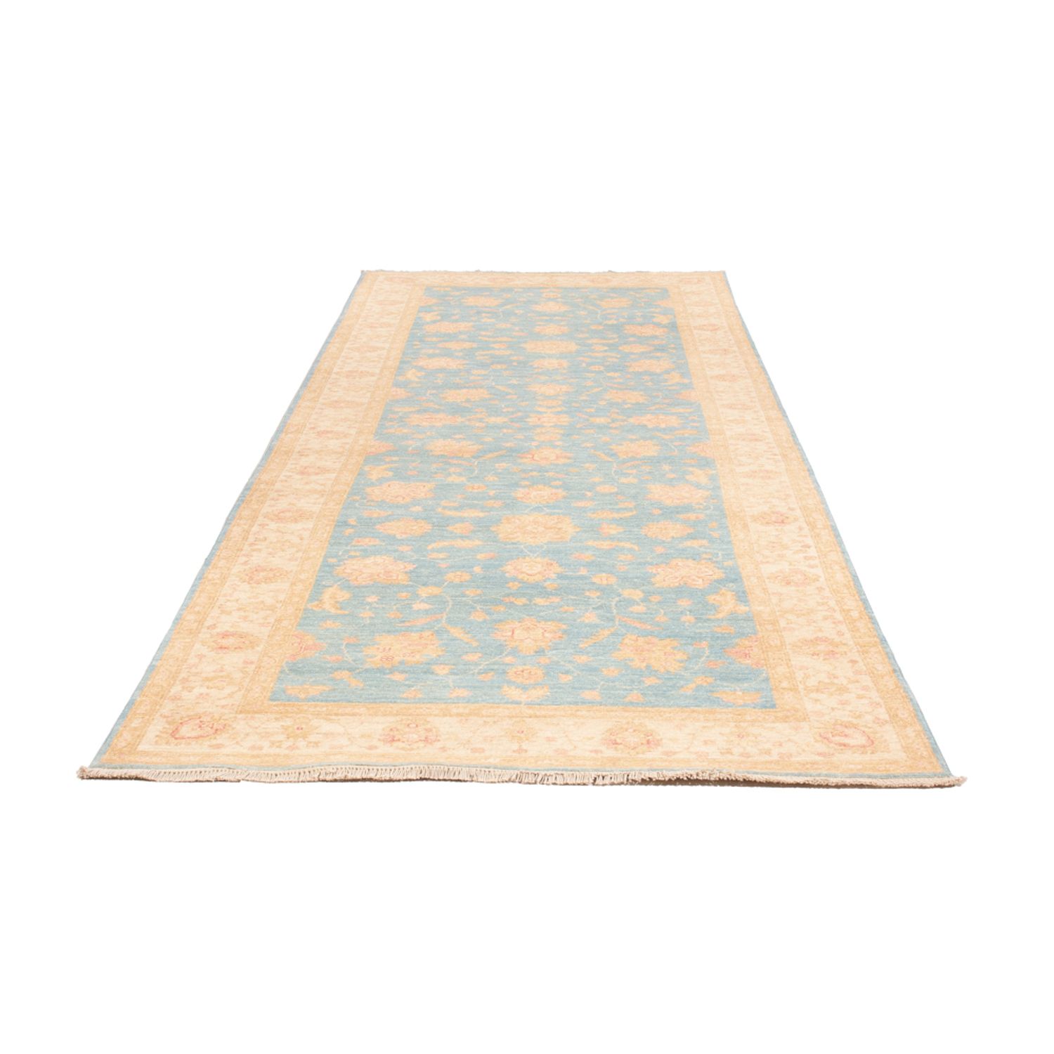 Runner Ziegler Rug - 332 x 119 cm - light blue