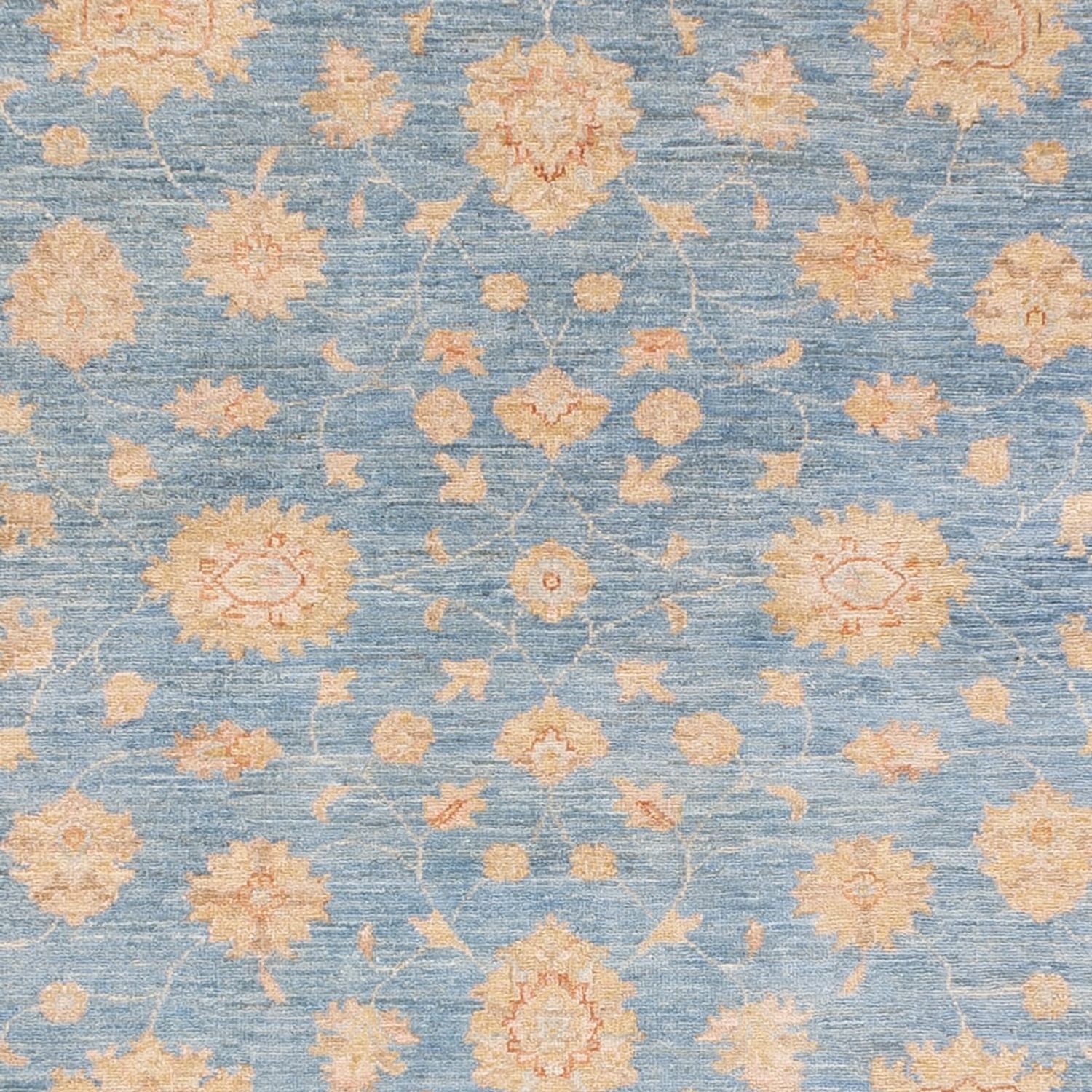 Runner Ziegler Rug - 412 x 154 cm - light blue