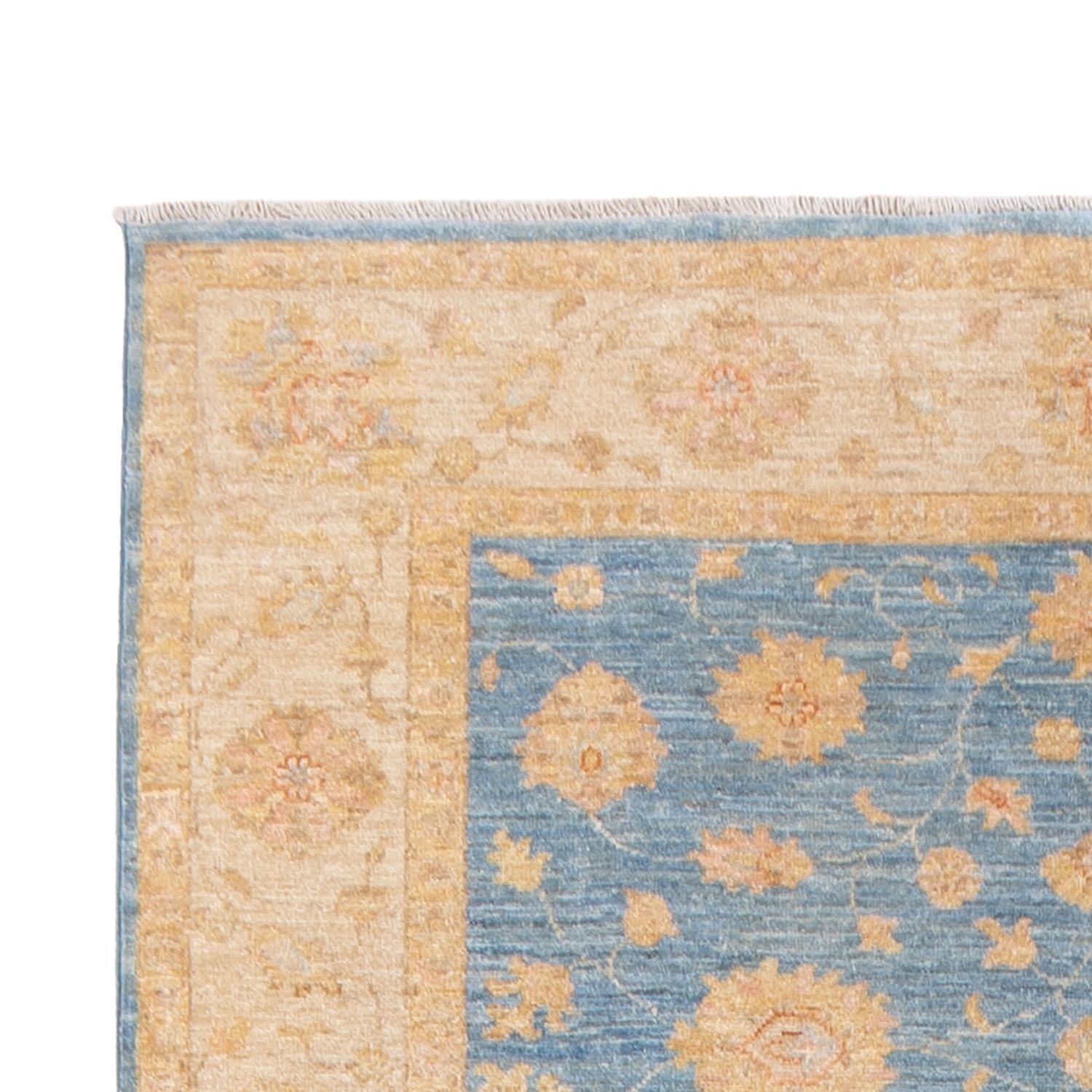 Runner Ziegler Rug - 412 x 154 cm - light blue