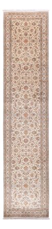 Runner Silk Rug - Kashmir Silk - 444 x 94 cm - beige