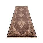 Runner Oriental Rug - Tabriz - 406 x 82 cm - anthracite