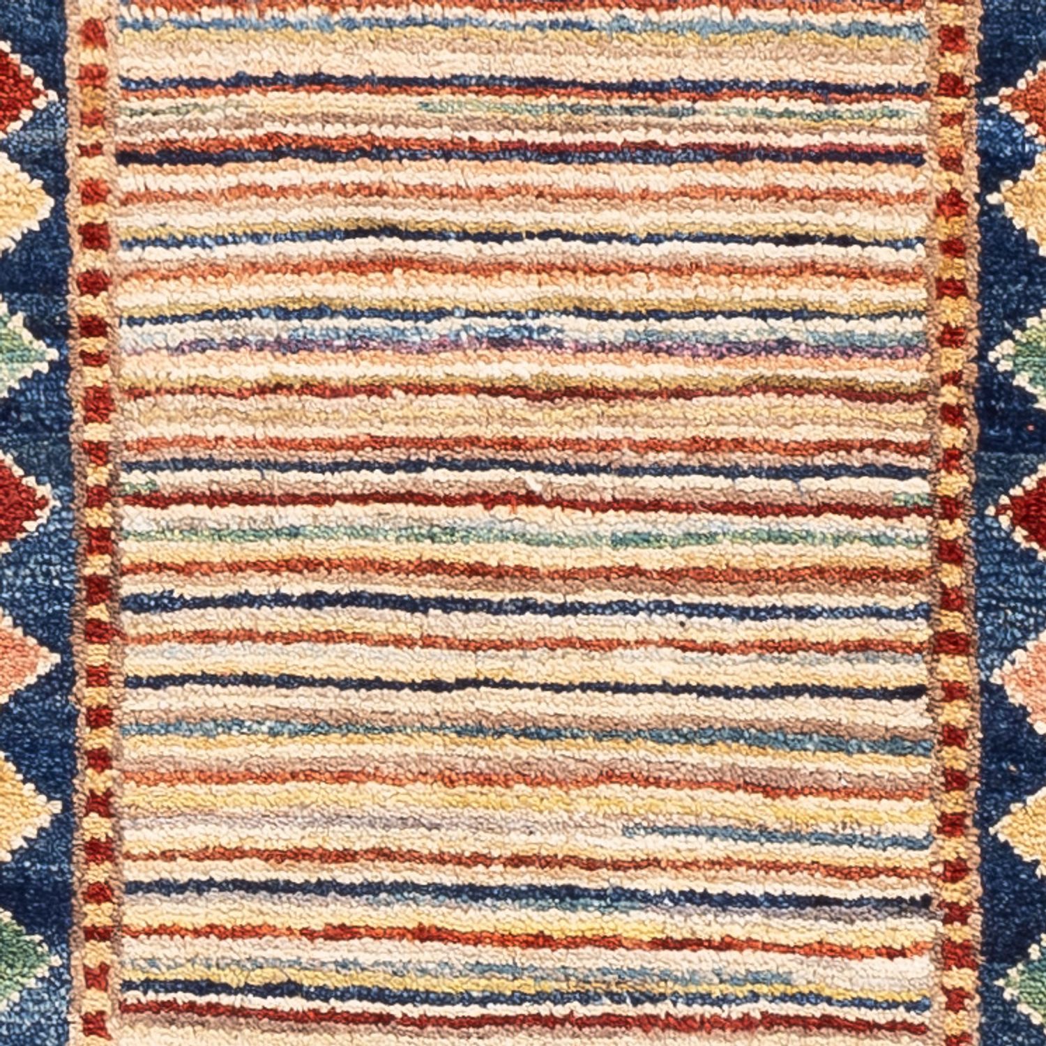 Runner Gabbeh Rug - Perser - 146 x 50 cm - multicolored