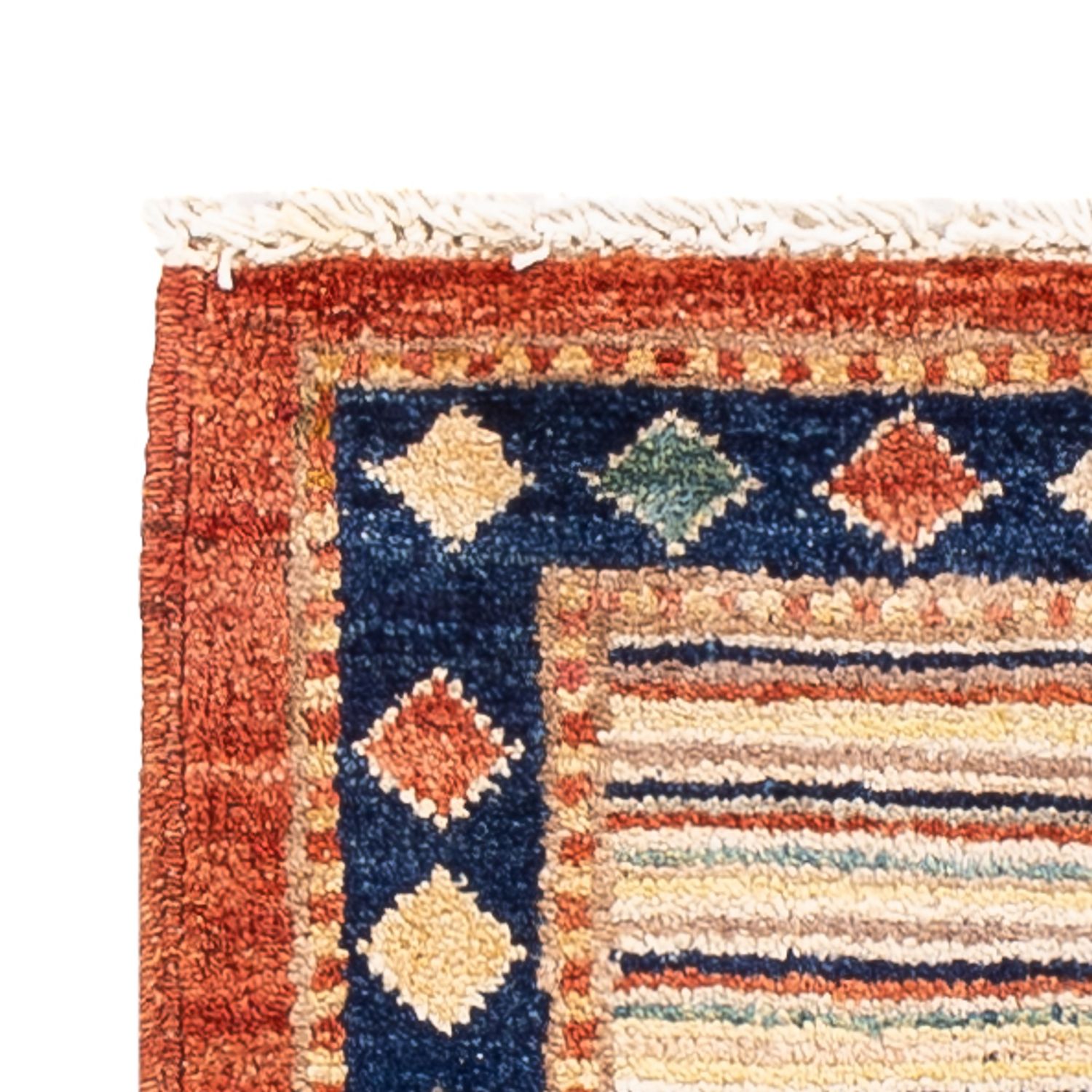 Runner Gabbeh Rug - Perser - 146 x 50 cm - multicolored