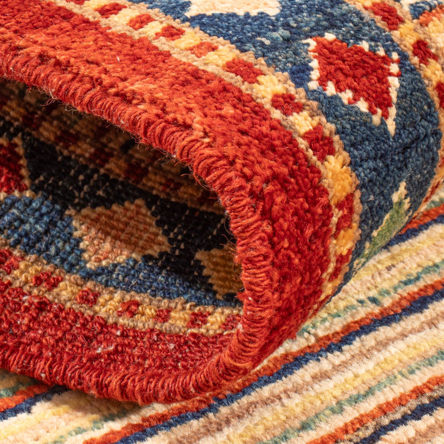 Runner Gabbeh Rug - Perser - 146 x 50 cm - multicolored