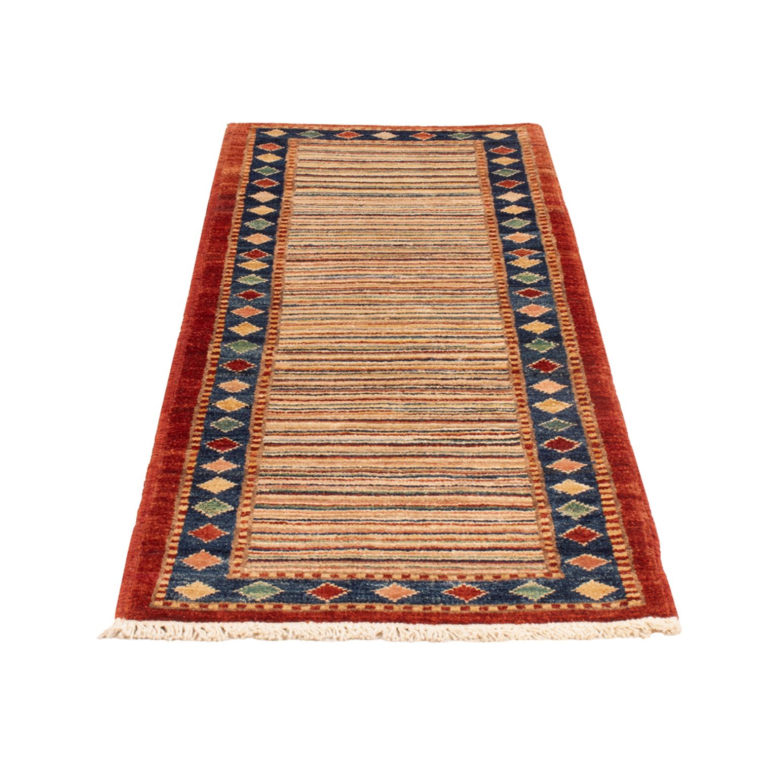 Runner Gabbeh Rug - Perser - 146 x 50 cm - multicolored