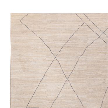 Designer Rug - 410 x 310 cm - light blue