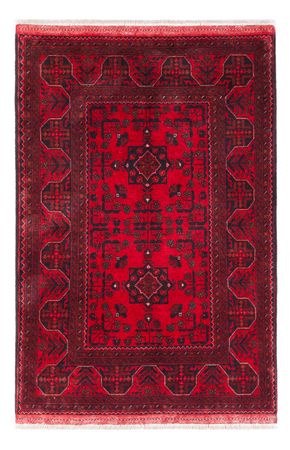 Afghan Rug - Kunduz - 150 x 98 cm - red