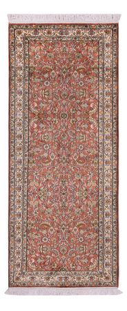 Runner Silk Rug - Kashmir Silk - 188 x 78 cm - rust