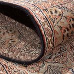 Runner Silk Rug - Kashmir Silk - 296 x 77 cm - dark beige