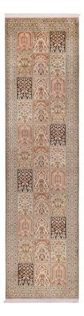 Runner Silk Rug - Kashmir Silk - 310 x 81 cm - multicolored