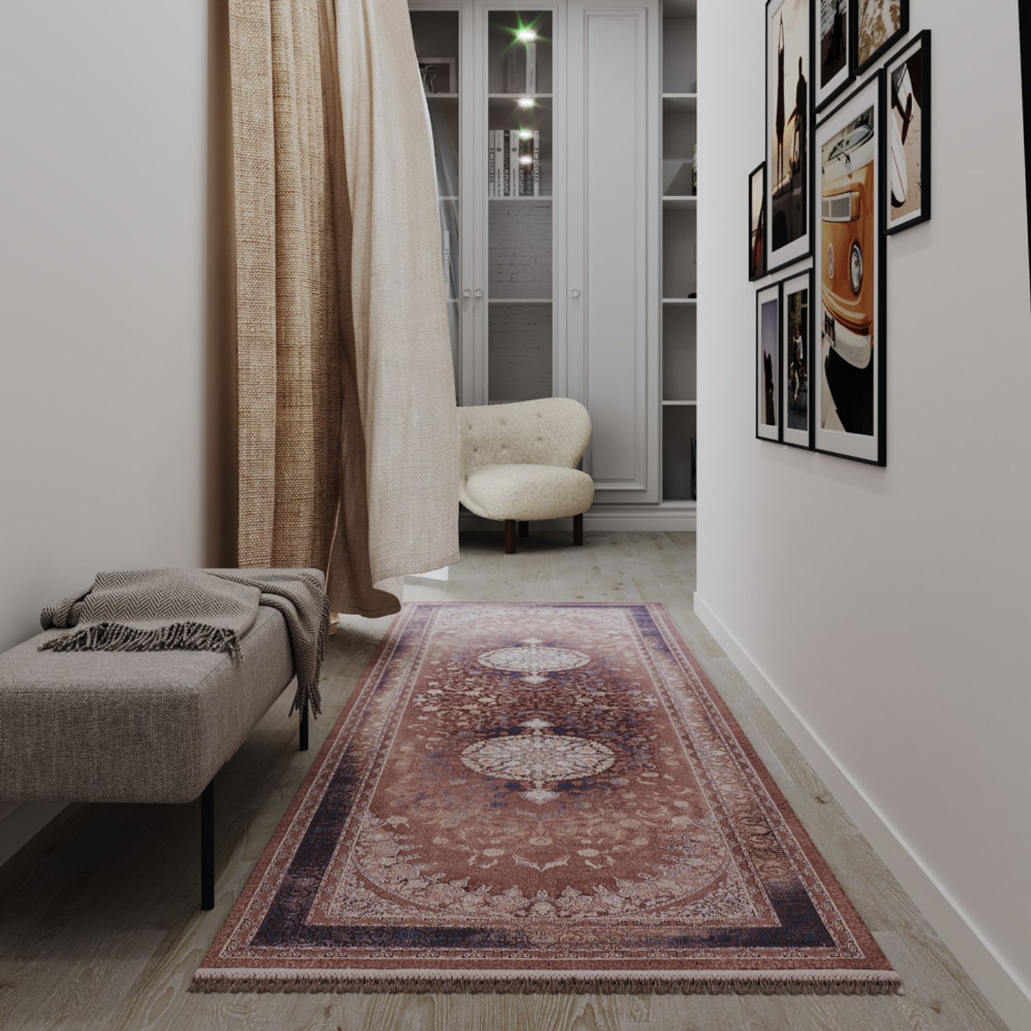 Oriental Woven Rug - Vihan - runner