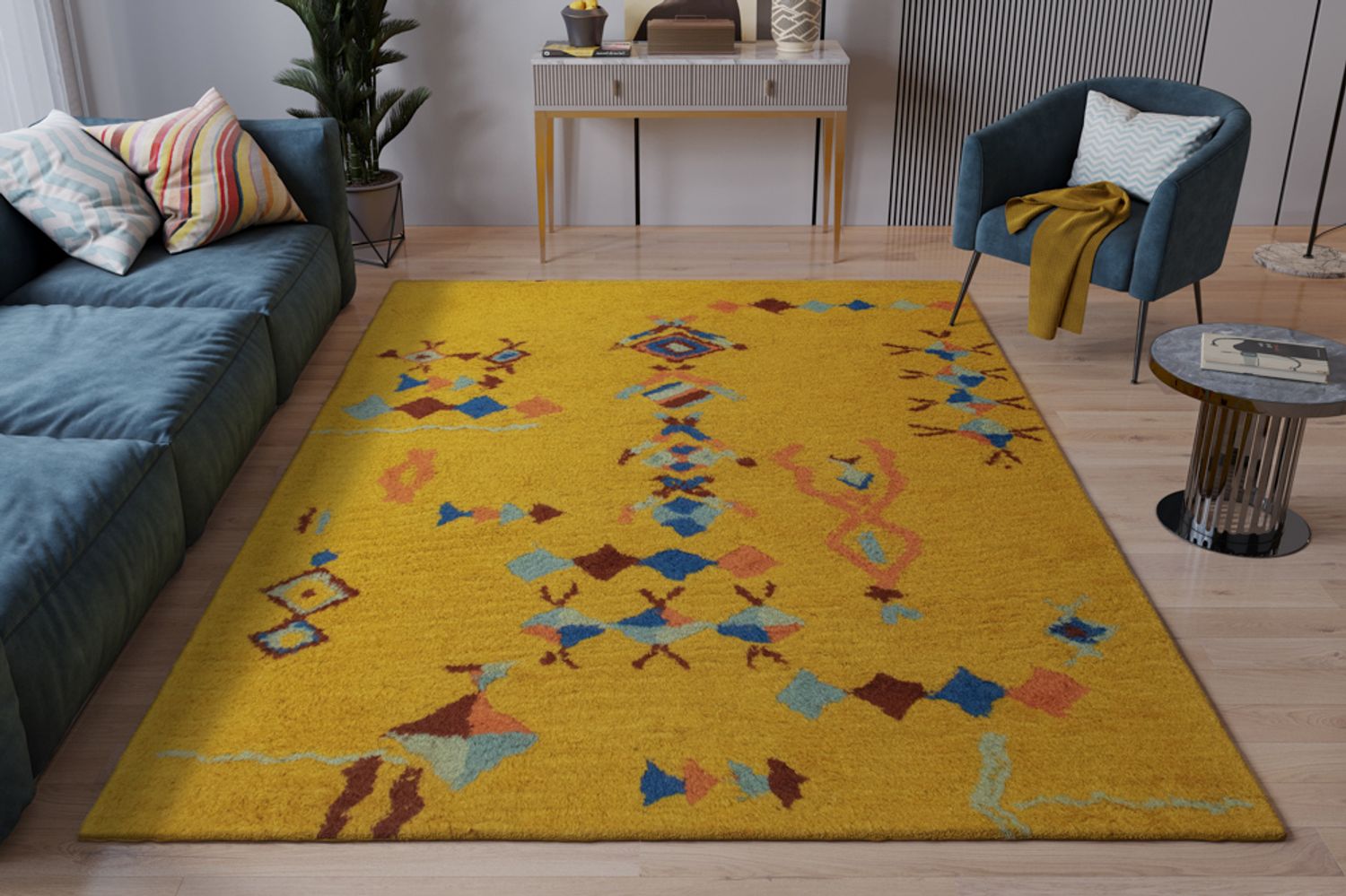 Wool Rug - Atlas Artistry - rectangle