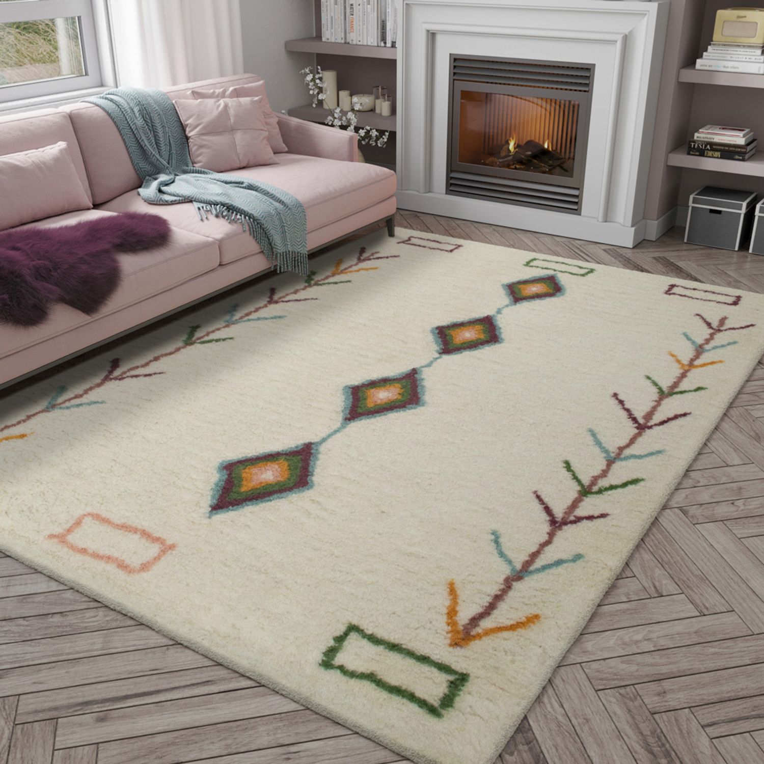 Wool Rug - Bedouin Bliss - rectangle