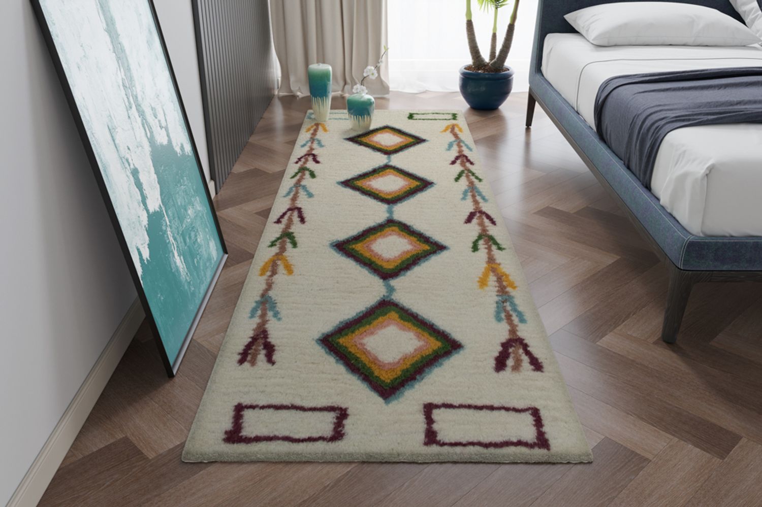 Wool Rug - Bedouin Bliss - runner