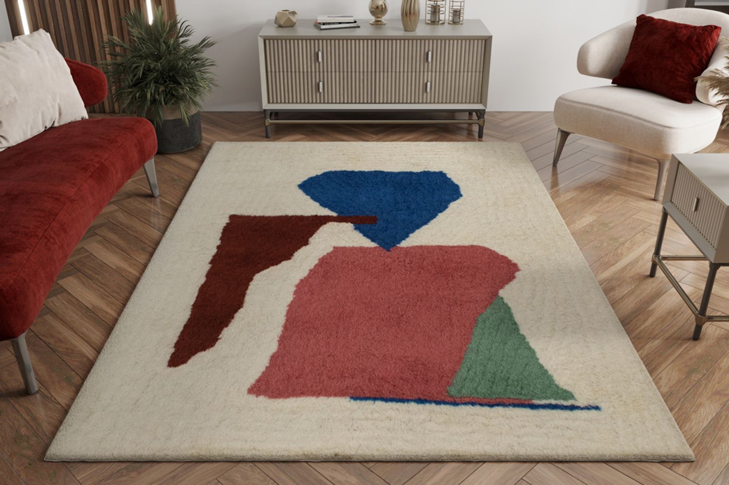 Wool Rug - Cairo Craft - rectangle