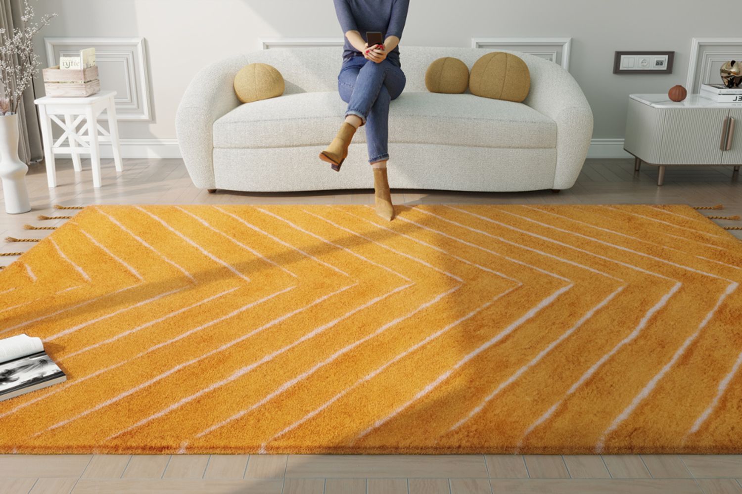 Wool Rug - Tuscan Sun - rectangle