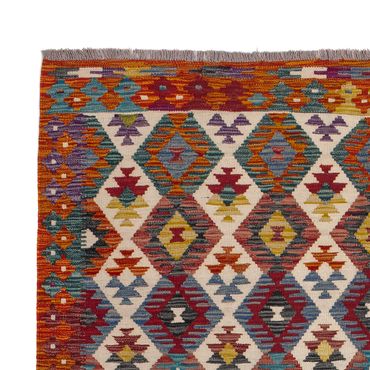 Kelim Rug - Splash - 245 x 165 cm - multicolored