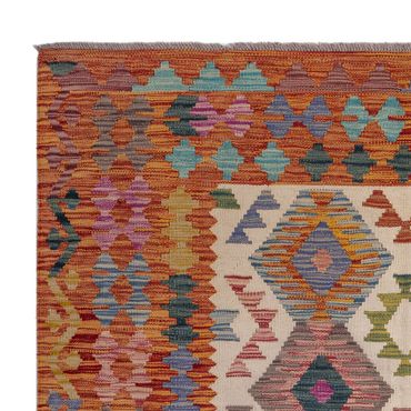 Kelim Rug - Splash - 198 x 149 cm - multicolored