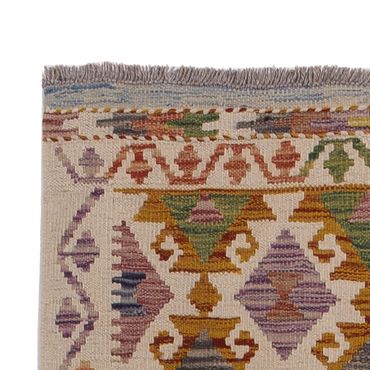 Runner Kelim Rug - Splash - 301 x 81 cm - multicolored