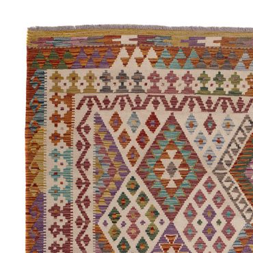 Kelim Rug - Splash - 243 x 201 cm - multicolored