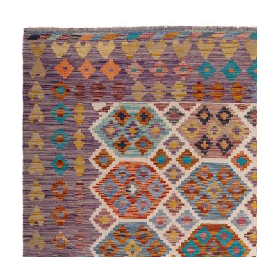 Kelim Rug - Splash - 255 x 205 cm - multicolored