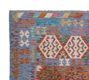 Kelim Rug - Splash - 244 x 205 cm - multicolored