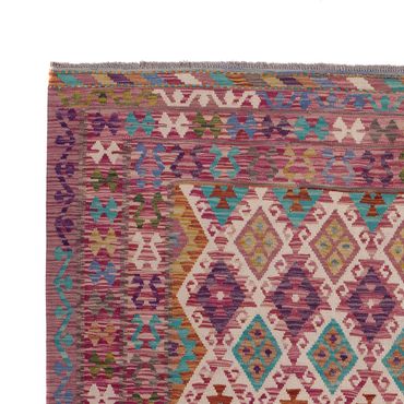 Kelim Rug - Splash - 308 x 215 cm - multicolored