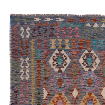 Kelim Rug - Splash - 301 x 201 cm - multicolored