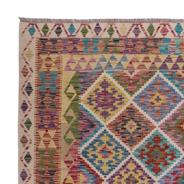 Kelim Rug - Splash - 285 x 206 cm - multicolored