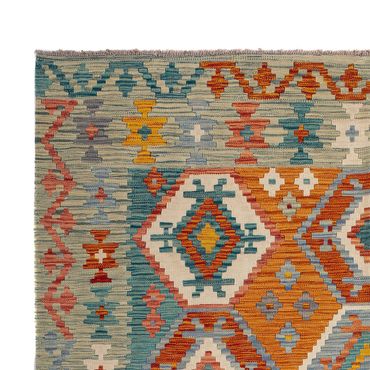 Kelim Rug - Splash - 248 x 178 cm - multicolored