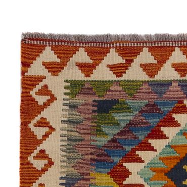 Runner Kelim Rug - Splash - 233 x 87 cm - multicolored