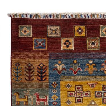 Gabbeh Rug - Loribaft Perser - 143 x 105 cm - multicolored
