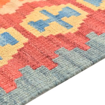 Runner Kelim Rug - Oriental - 201 x 58 cm - multicolored